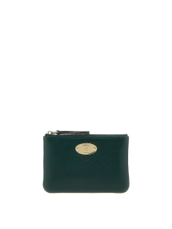 Portafoglio piccolo con placca Mulberry