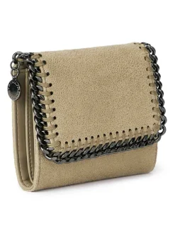Portafoglio piccolo con patta Eco Shaggy Deer