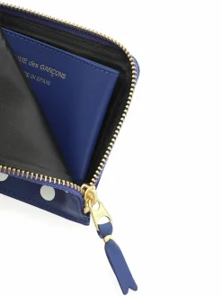 Portafoglio Polka Dots blu