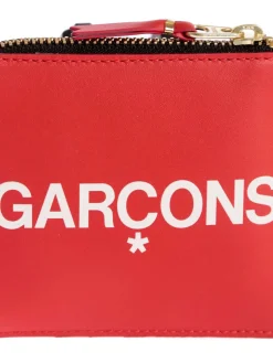 Portamonete Huge Logo rosso