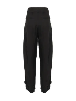 P-pantaloni in raso
