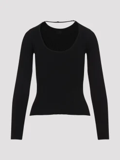 Pullover a costola per costole per lingerie