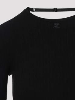 Pullover a costola per costole per lingerie