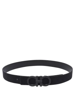 Reversible Gancini Buckle Belt