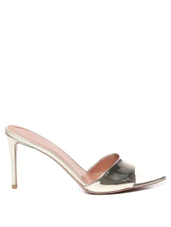 Sabot in pelle a specchio Alixia