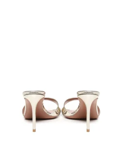 Sabot in pelle a specchio Alixia