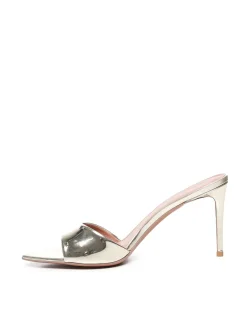 Sabot in pelle a specchio Alixia