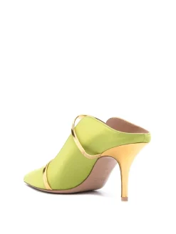 Sabot in pelle verde