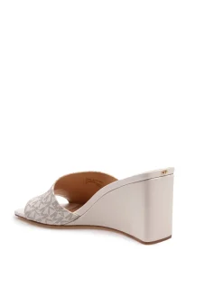 Sabot Merriam Wedge In Tela Stampa Logo