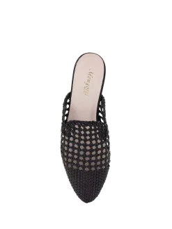 Sabot Nero Intrecciato