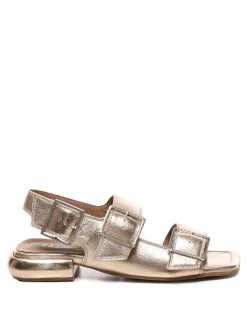 Sandali in pelle laminata