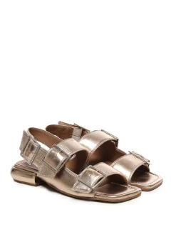 Sandali in pelle laminata