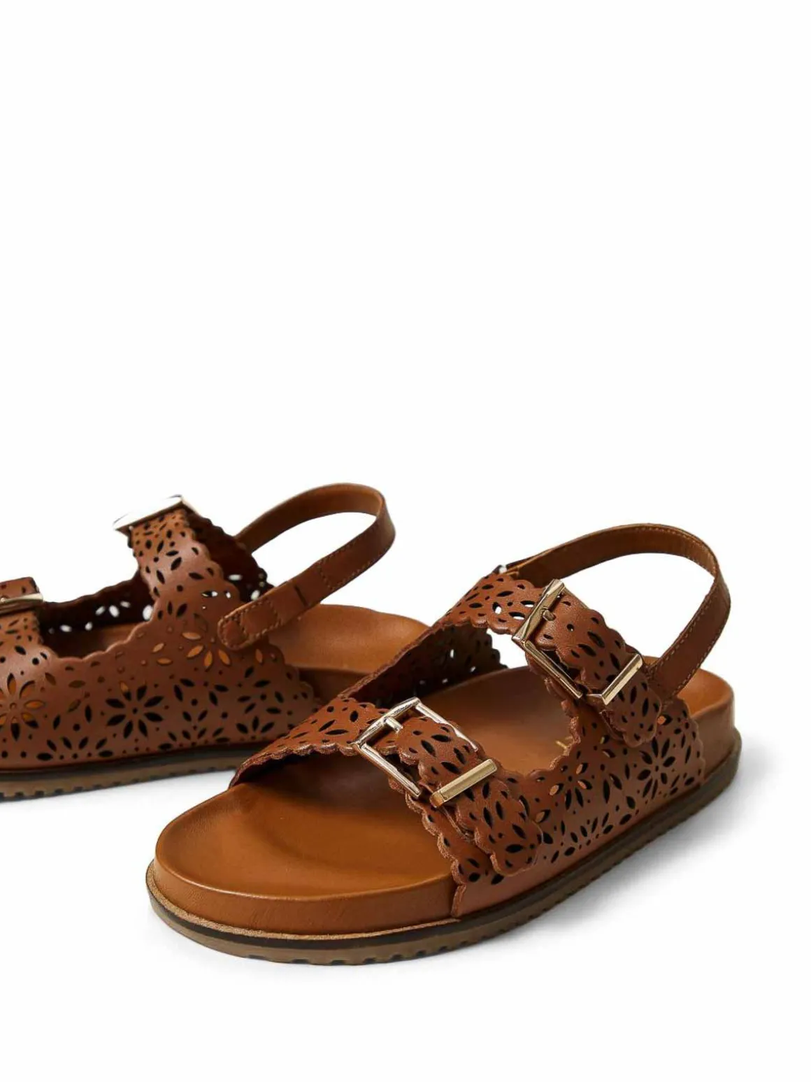 Sandali In Pelle Taglio Laser