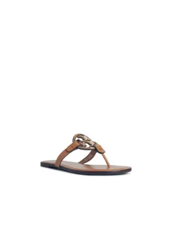 Sandali Miller con in pelle marrone