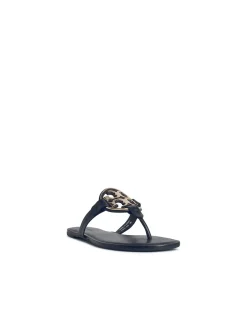 Sandali Miller con in pelle nera