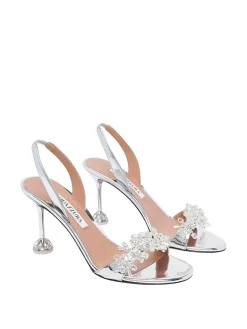 Sandali per pompa Silver Belle Nuit