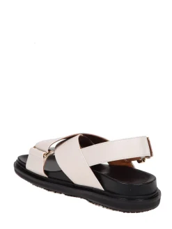 Sandalo Fussbett In Pelle