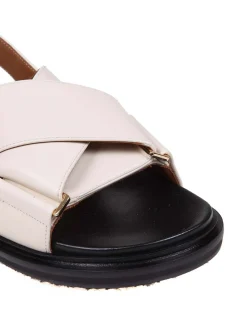 Sandalo Fussbett In Pelle