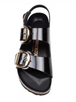 Sandalo Milano Big Buckle I Pelle Laccata