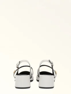 Scarpa Mary Jane In Pelle Colore Marshmallow