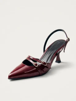 Scarpa pompa Joelle Burgundy