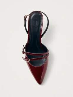 Scarpa pompa Joelle Burgundy
