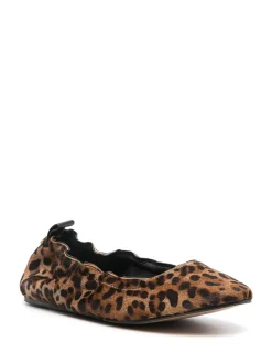 Scarpe ballerina per impronte leopardate
