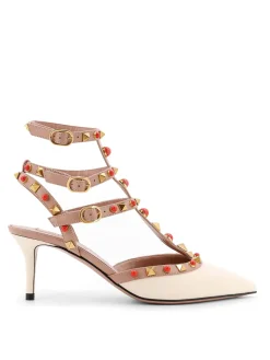 Scarpe Con Tacco Beige