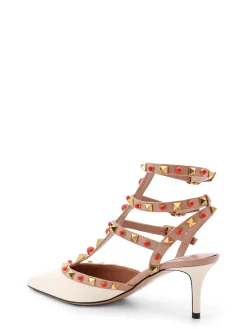 Scarpe Con Tacco Beige