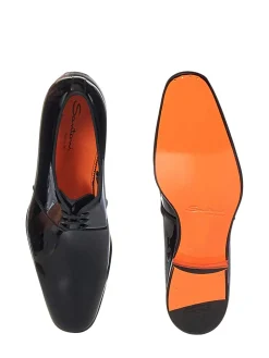 Scarpe derby in vernice