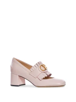 Scarpe in pelle di vitello liscia con vlogo