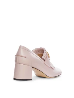 Scarpe in pelle di vitello liscia con vlogo