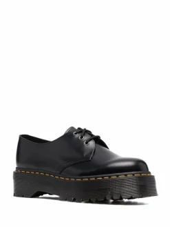 Scarpe in pelle in pelle nera 1461 in pelle