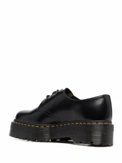 Scarpe in pelle in pelle nera 1461 in pelle
