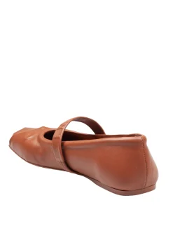 Scarpe Mary Jane In Pelle Con Fiocco