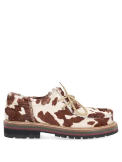 Scarpe stringate in pelle