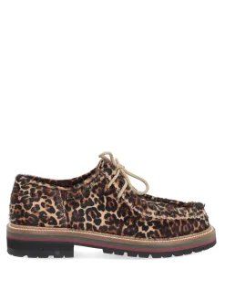Scarpe stringate in pelle