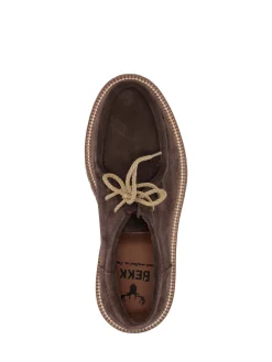 Scarpe stringate in pelle