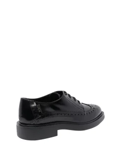 Scarpe stringate in pelle