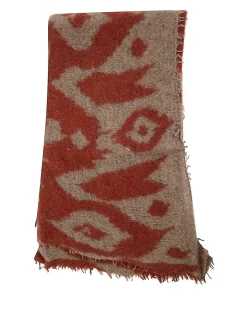 Scialle in maglia aperta 85X200