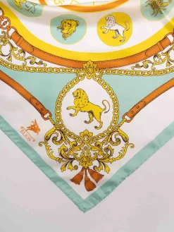 Sciarpa Di Seta Con Segno Zodiacale