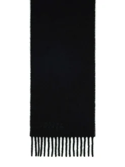 Sciarpa Firny in misto alpaca nera