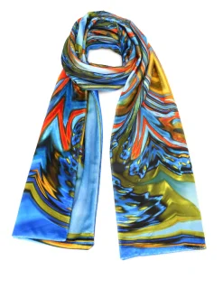 Sciarpa Grace in velluto multicolor