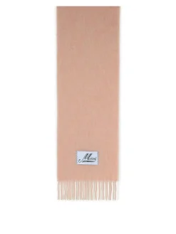 Sciarpa in alpaca rosa chiaro