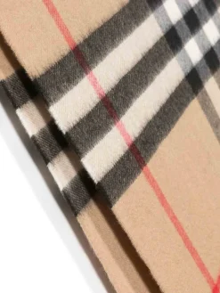 Sciarpa in cashmere con motivo Vintage check