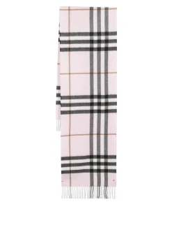 Sciarpa in cashmere con motivo check