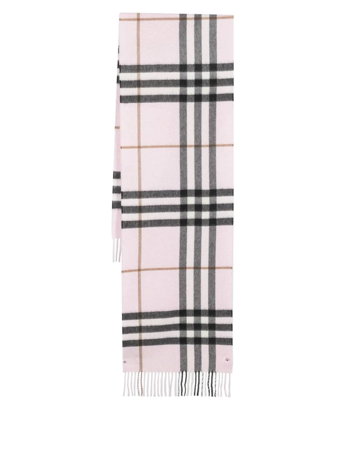 Sciarpa in cashmere con motivo check
