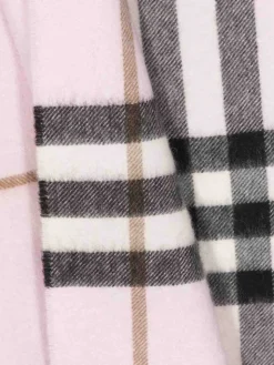 Sciarpa in cashmere con motivo check