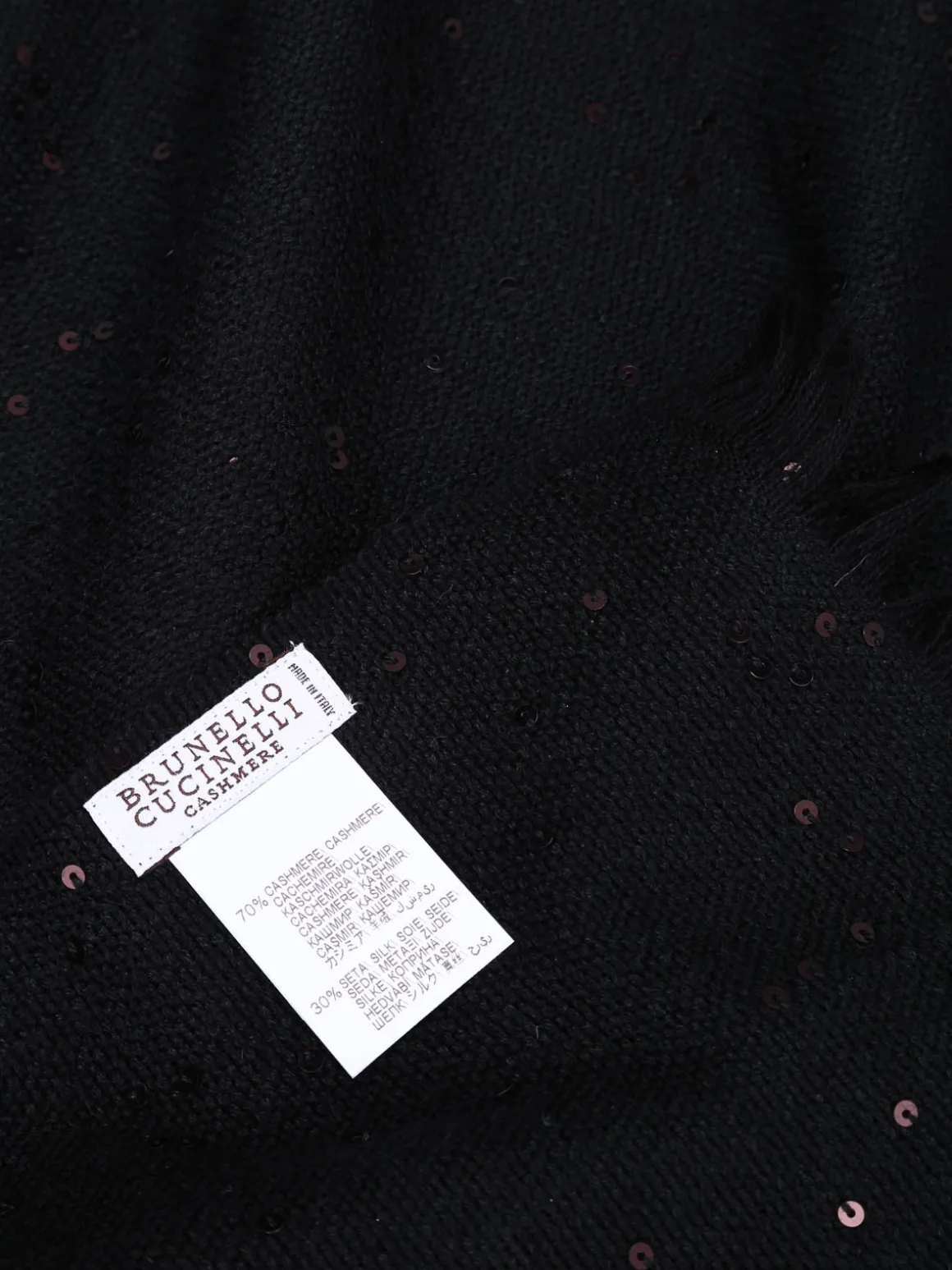 Sciarpa in cashmere e seta