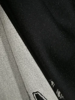 Sciarpa in lana con logo